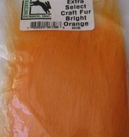 craft fur bright orange extra select Hareline